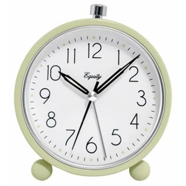 La Crosse Technology La Crosse Technology 244282 5 in. Pale Green Metal Tabletop Alarm Clock 244282
